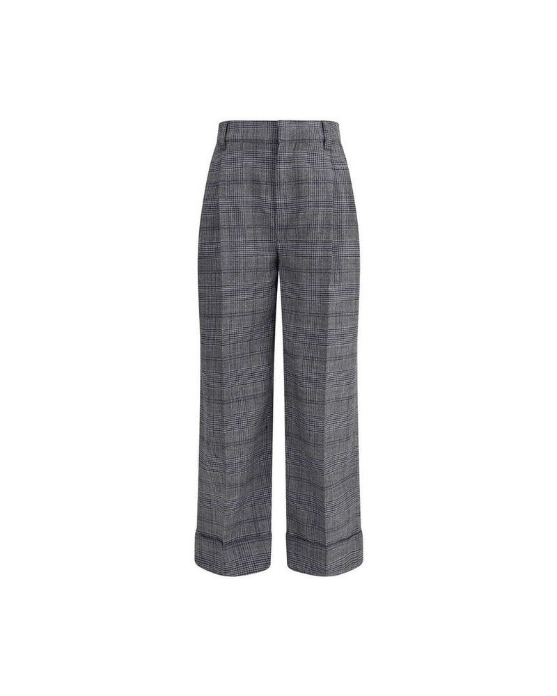 Brunello Cucinelli Prince Of Wales Patterned Pant Glam Steals