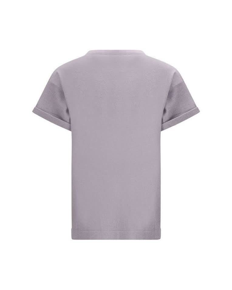 Brunello Cucinelli Purple Nylon T-shirt Glam Steals