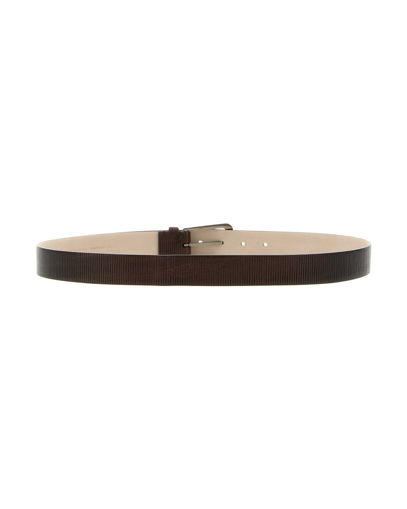 Brunello Cucinelli Ribbed Belt Glam Steals