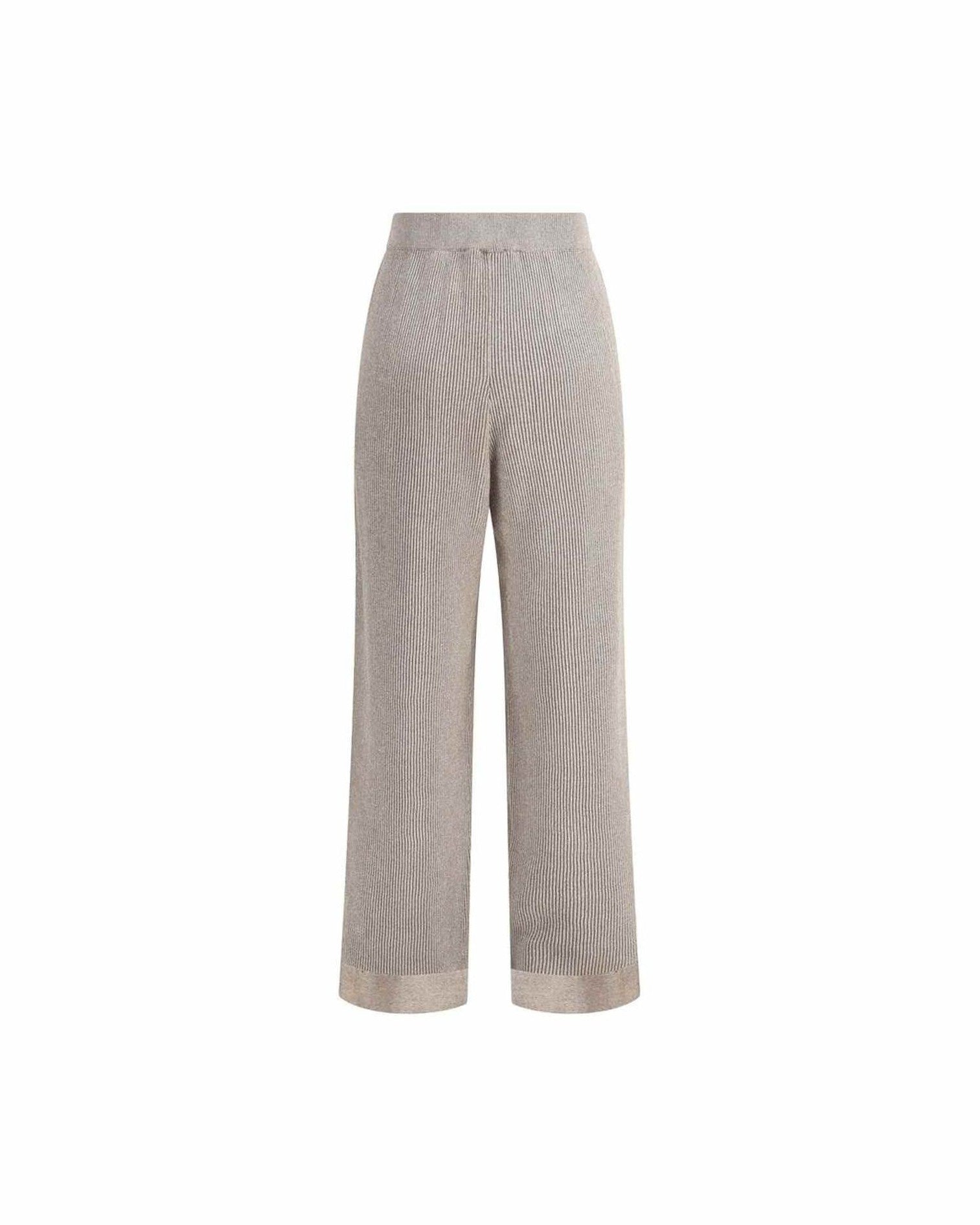 Brunello Cucinelli Ribbed Lurex Pant Glam Steals