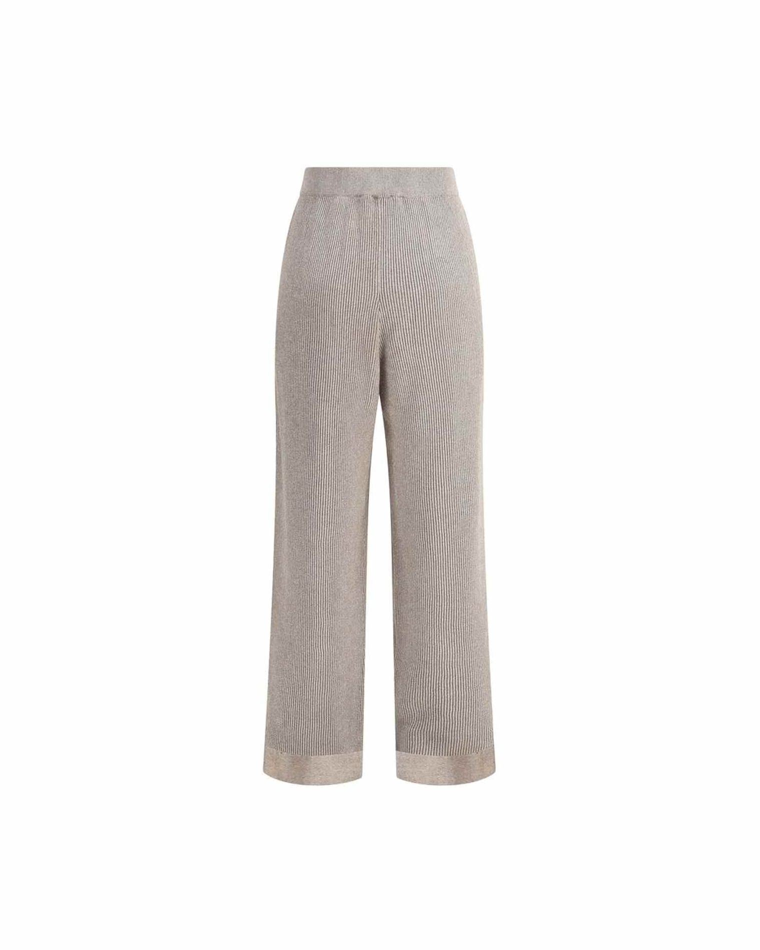 Brunello Cucinelli Ribbed Lurex Pant Glam Steals