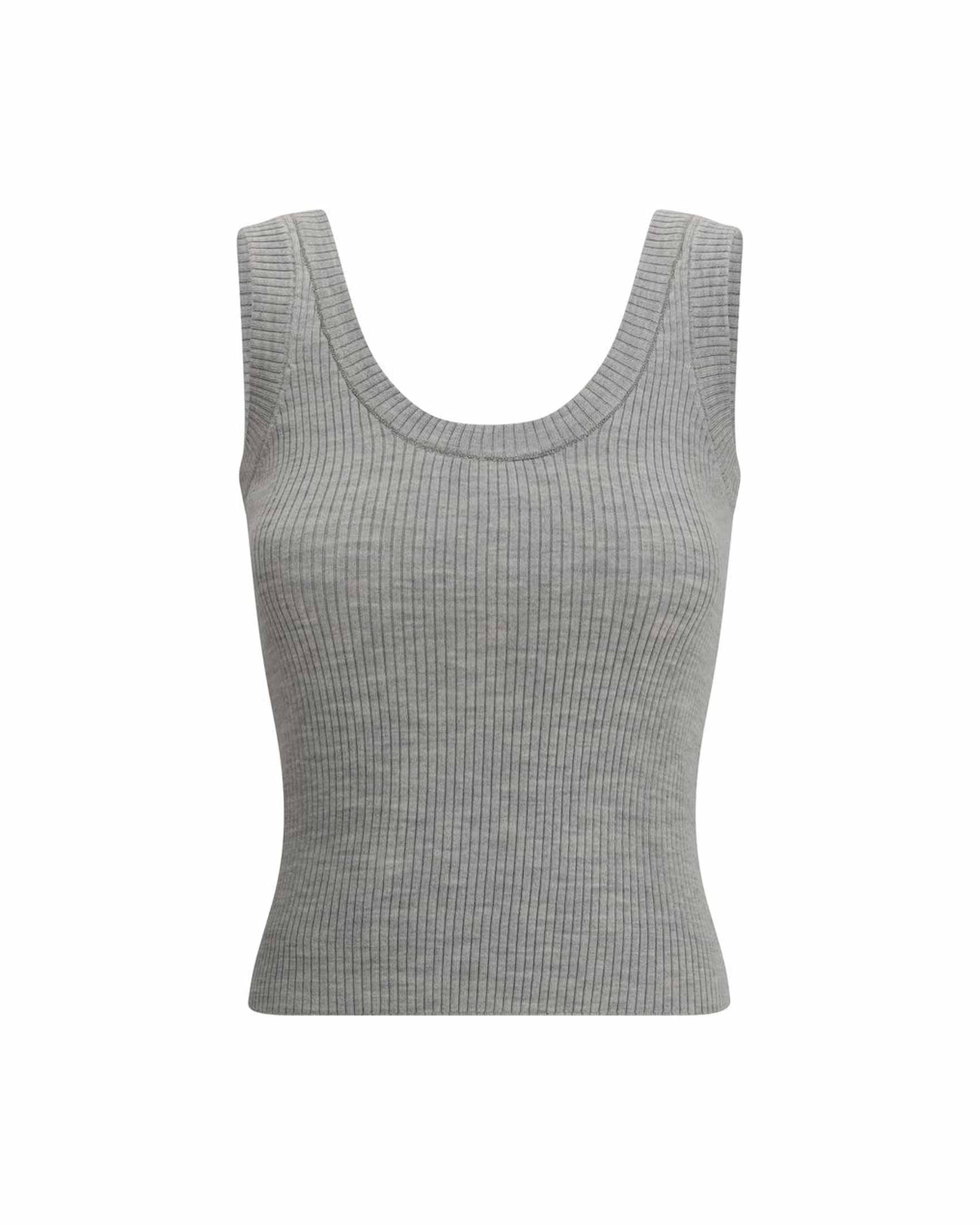 Brunello Cucinelli Ribbed Tank Top Glam Steals
