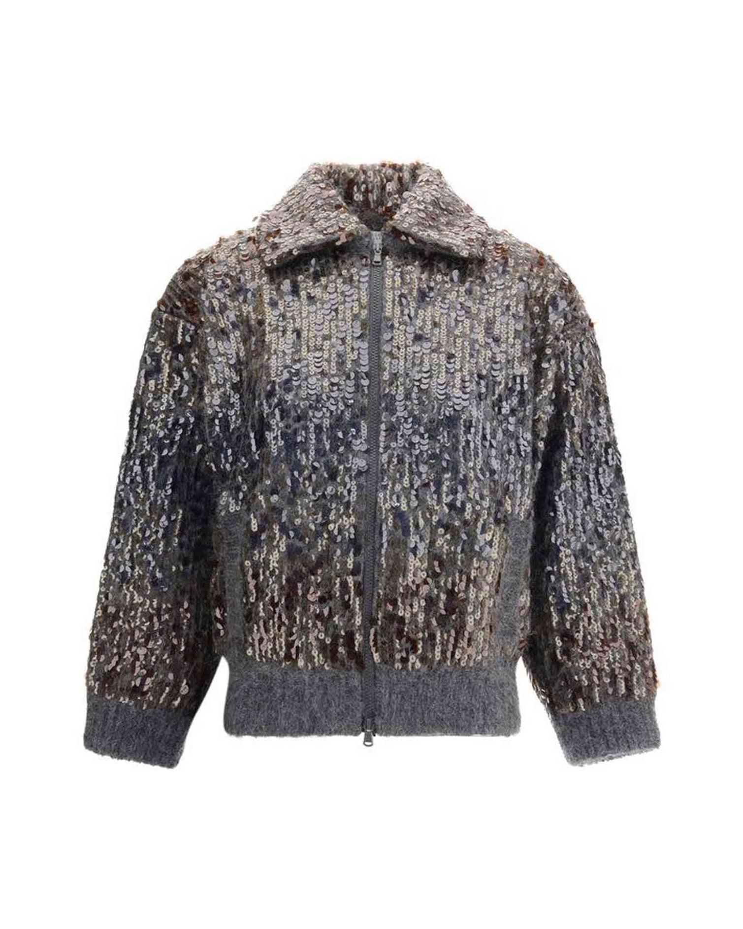 Brunello Cucinelli Sequined Cardigan