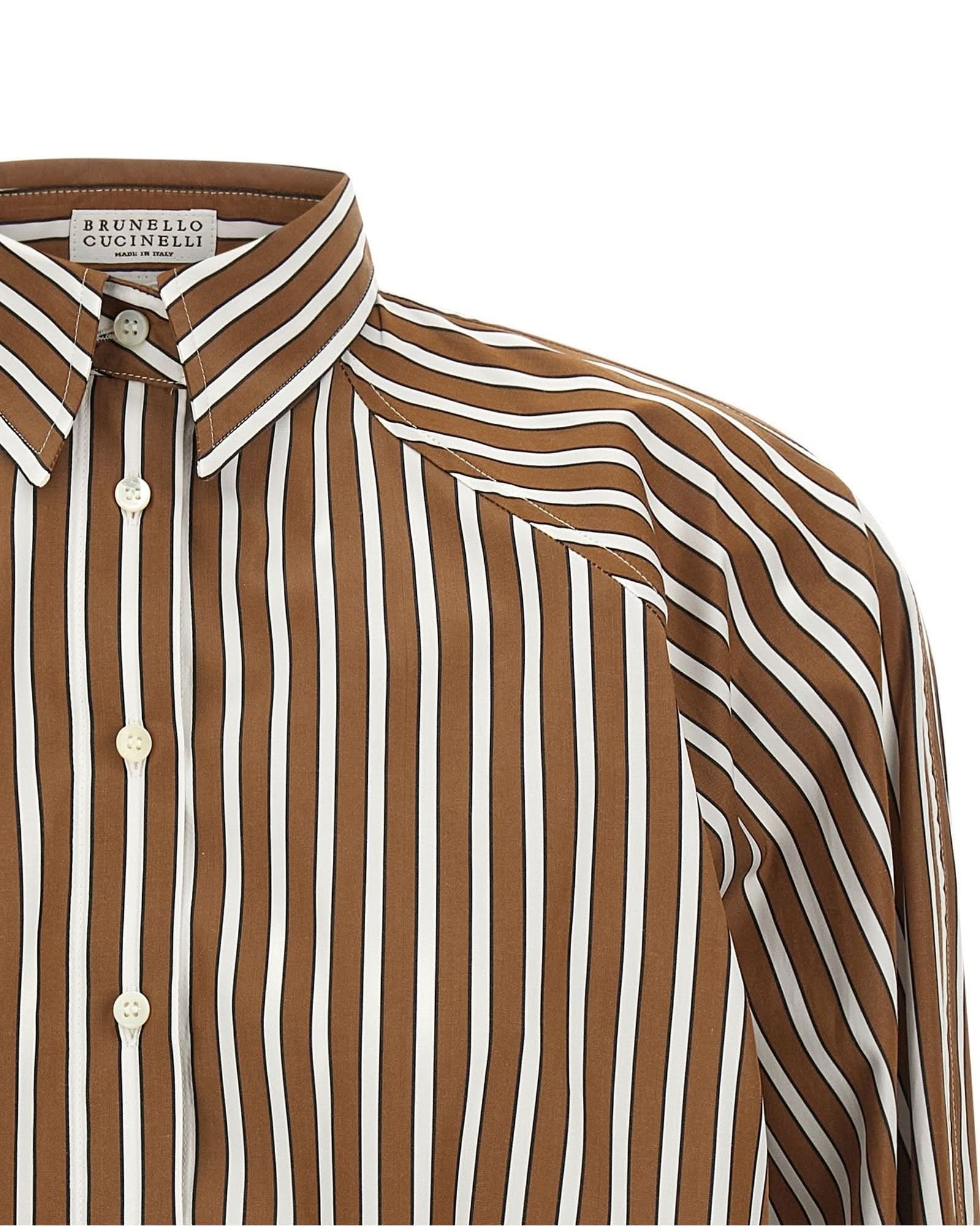 Brunello Cucinelli Shadow Striped Shirt Glam Steals
