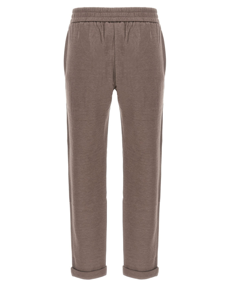 Brunello Cucinelli Shiny Pocket Detail Joggers Glam Steals