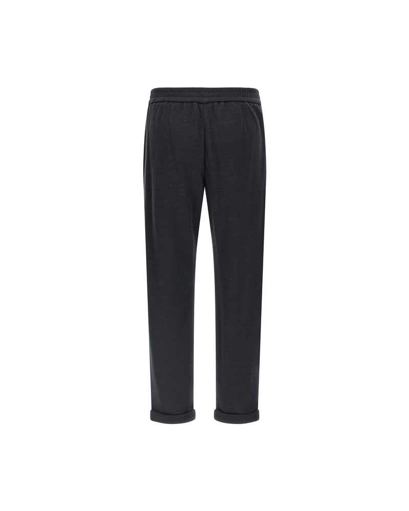 Brunello Cucinelli Shiny Pocket Detail Joggers Trousers