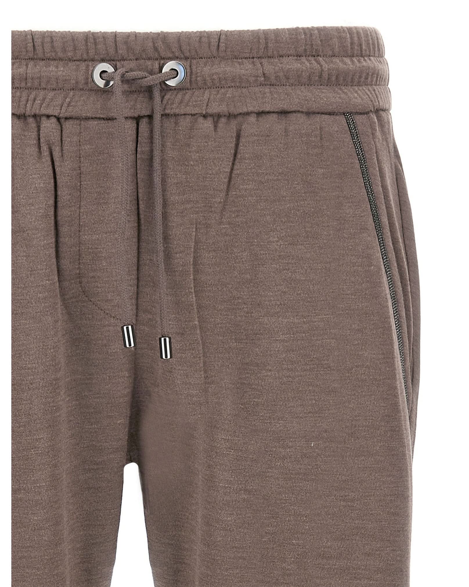 Brunello Cucinelli Shiny Pocket Detail Joggers Glam Steals