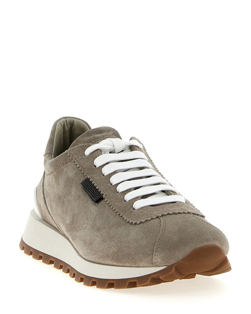 Brunello Cucinelli Shiny Tab Sneakers Glam Steals