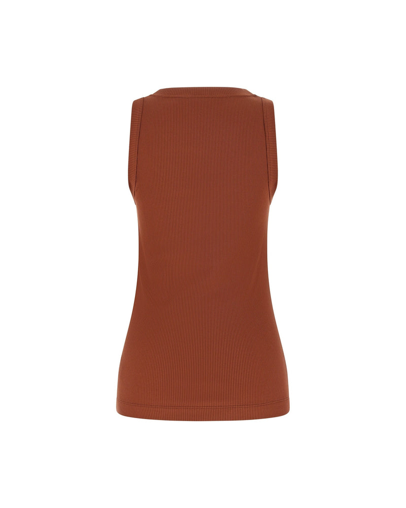 Brunello Cucinelli Shiny Trim Top Topwear