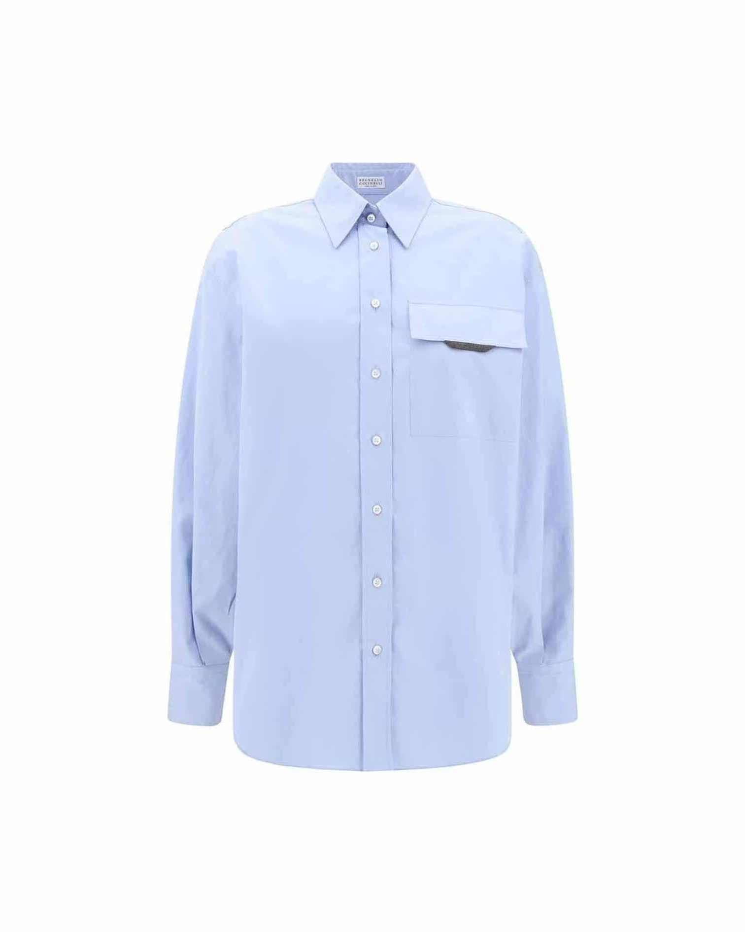 Brunello Cucinelli Shirt With Iconic Jewelry Detail