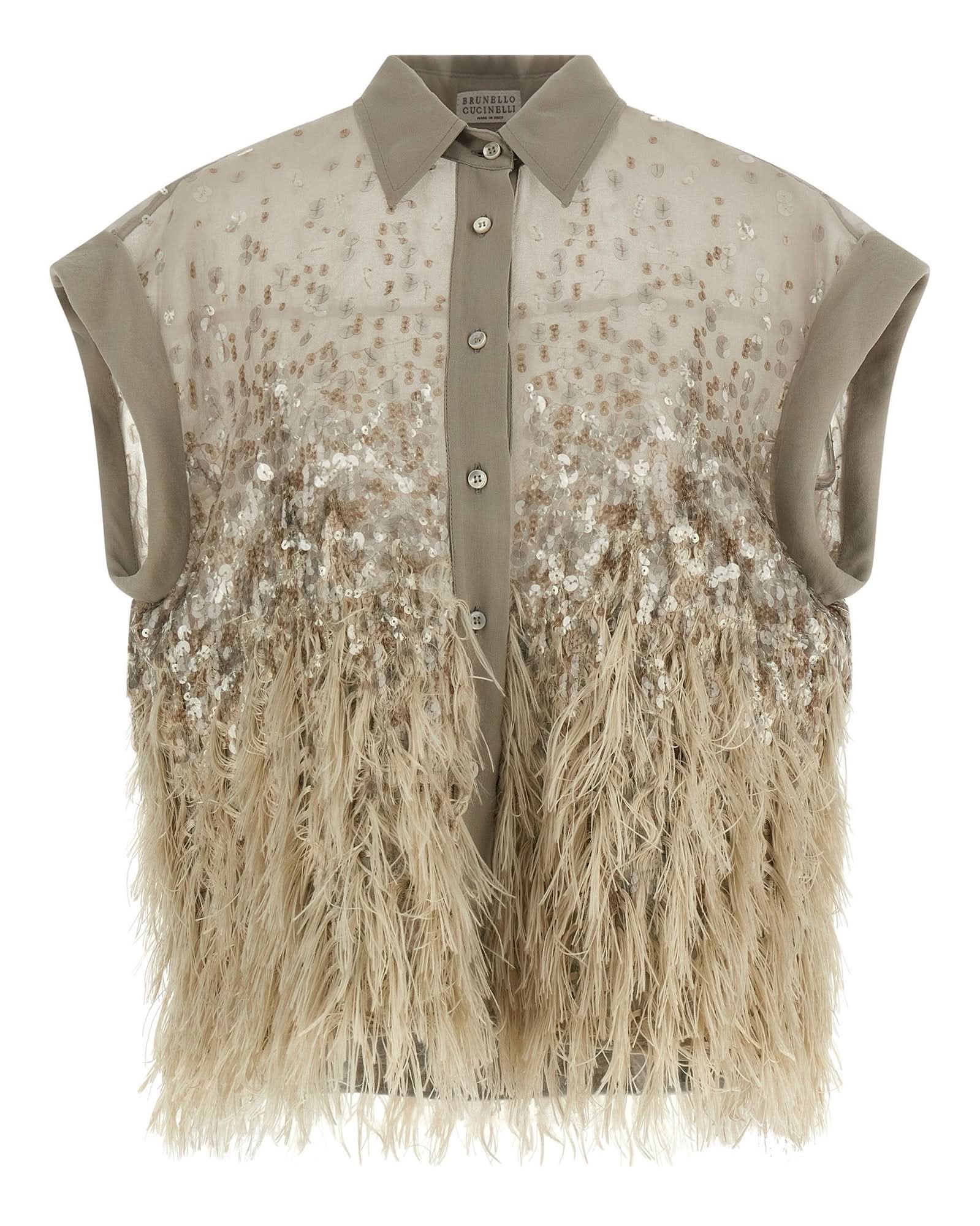Brunello Cucinelli Short Sleeved Shirt Glam Steals