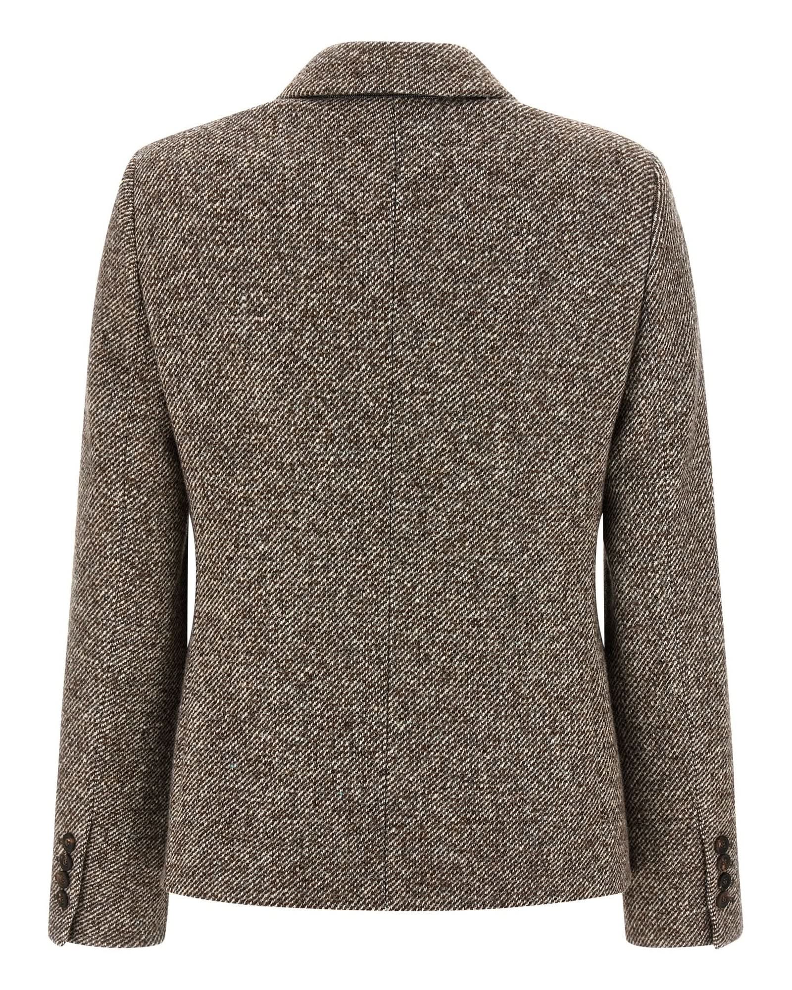 Brunello Cucinelli Silk Double Breasted Blend Blazer Glam Steals