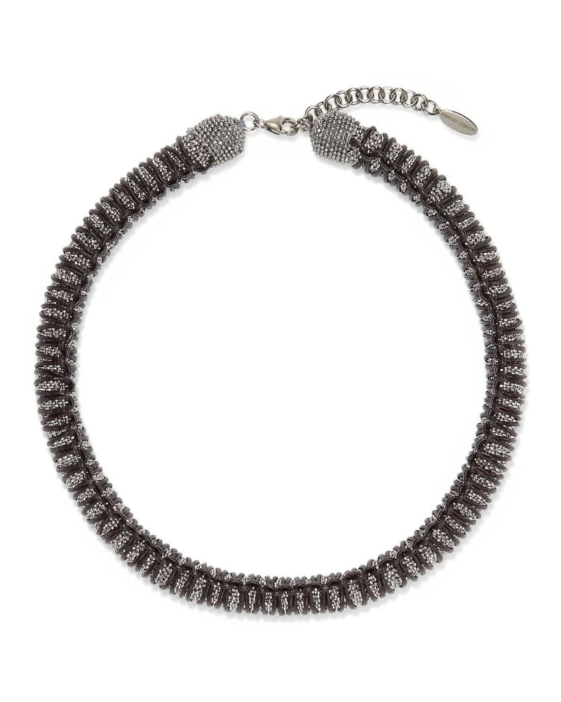 Brunello Cucinelli Silver Brass Necklace 