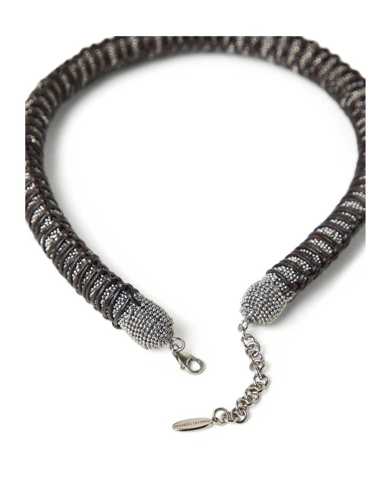 Brunello Cucinelli Silver Brass Necklace 
