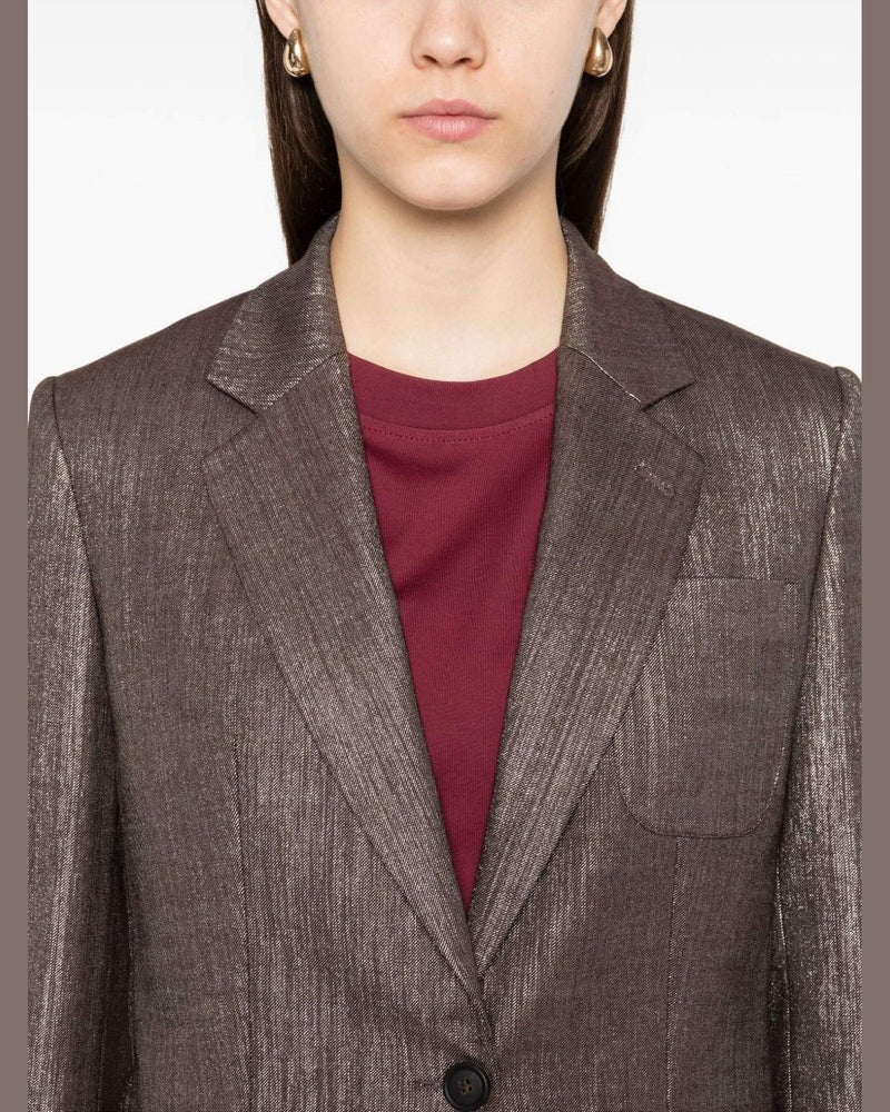 Brunello Cucinelli Silver Jacket Glam Steals
