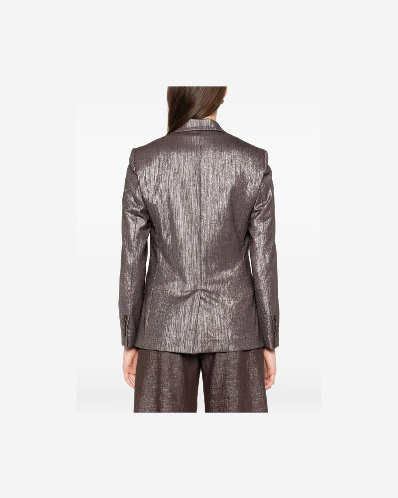Brunello Cucinelli Silver Jacket Glam Steals