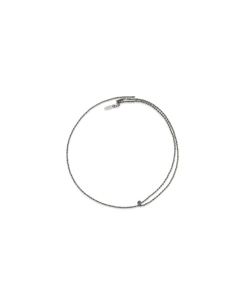 Brunello Cucinelli Silver Metal Necklace Glam Steals