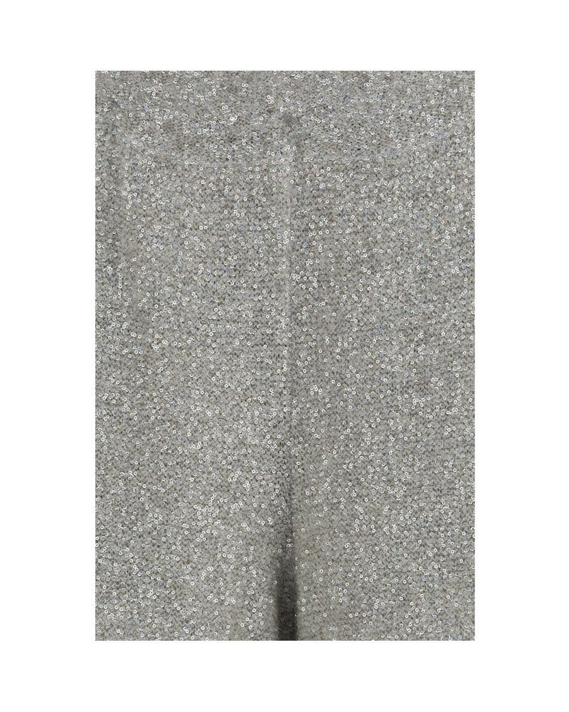 Brunello Cucinelli Silver Polyamide Casual Pant Glam Steals