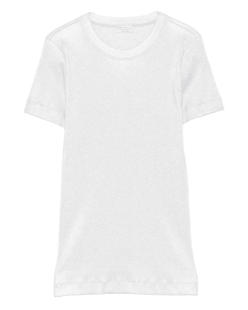 Brunello Cucinelli Silver T-shirt Glam Steals