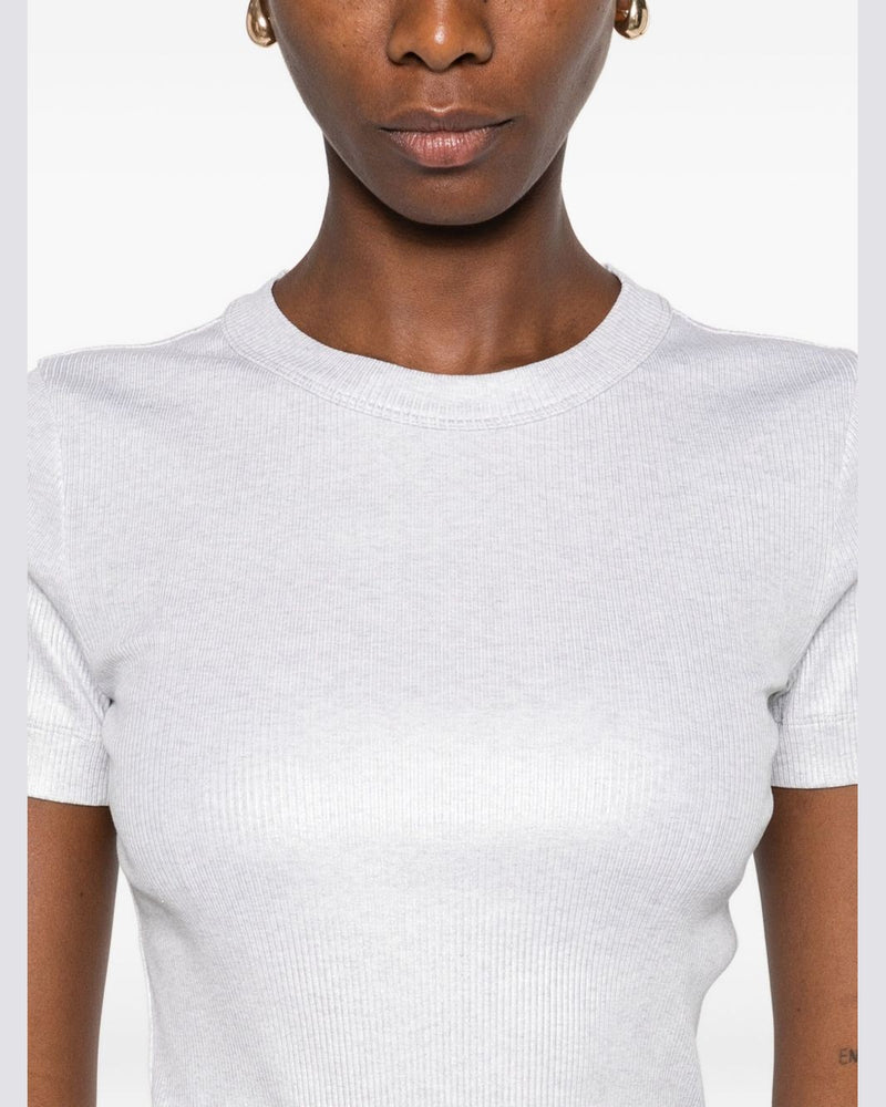 Brunello Cucinelli Silver T-shirt Glam Steals