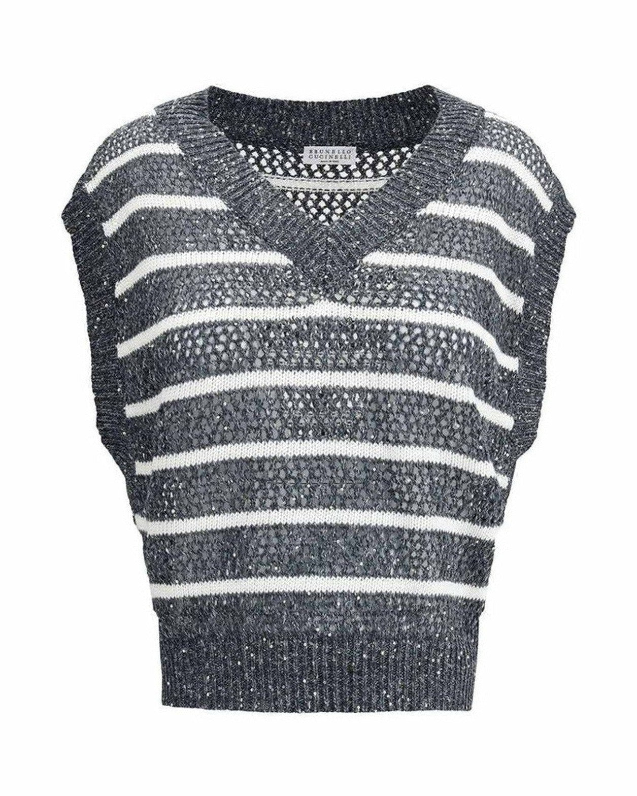 Brunello Cucinelli Striped Vest