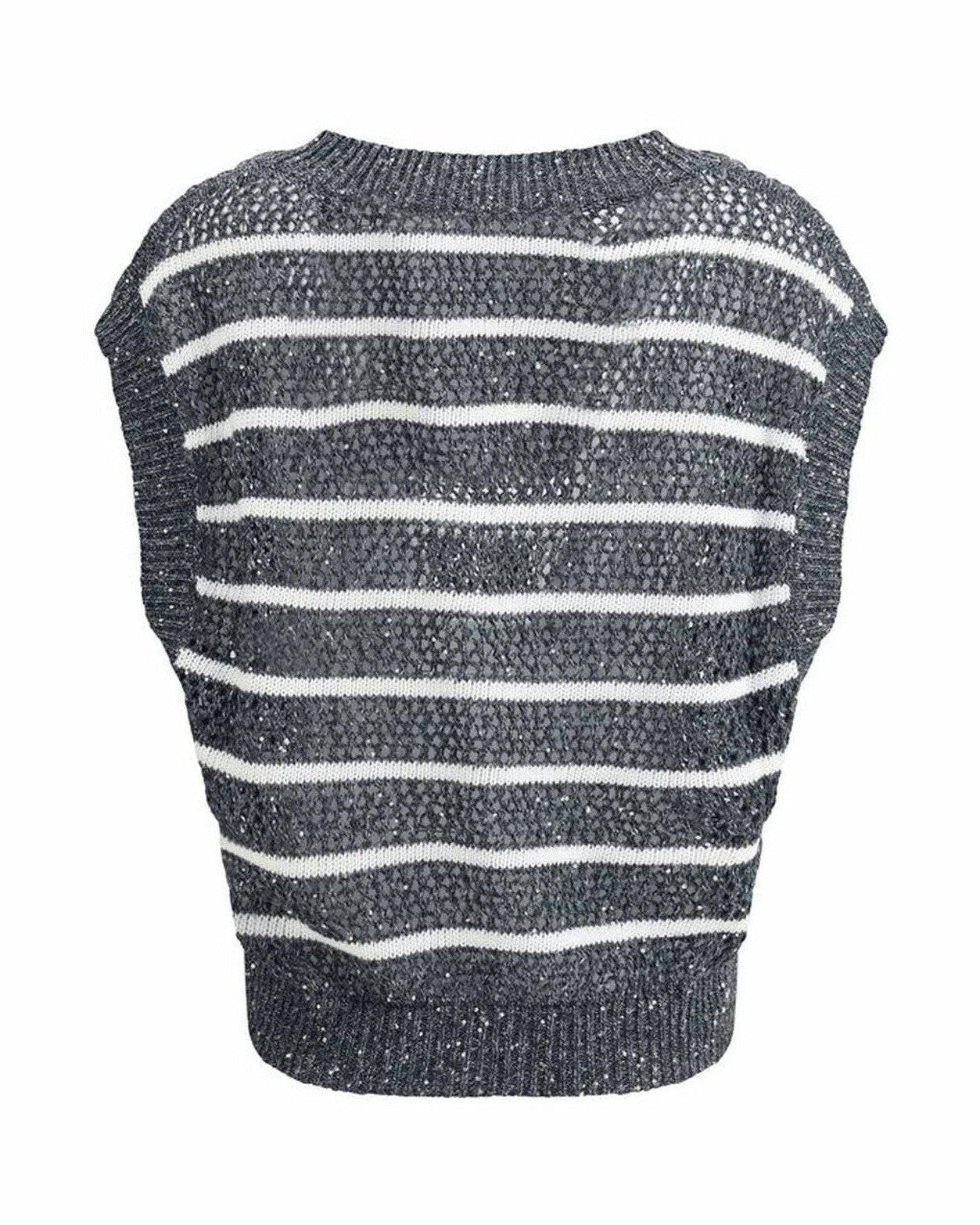 Brunello Cucinelli Striped Vest Vests