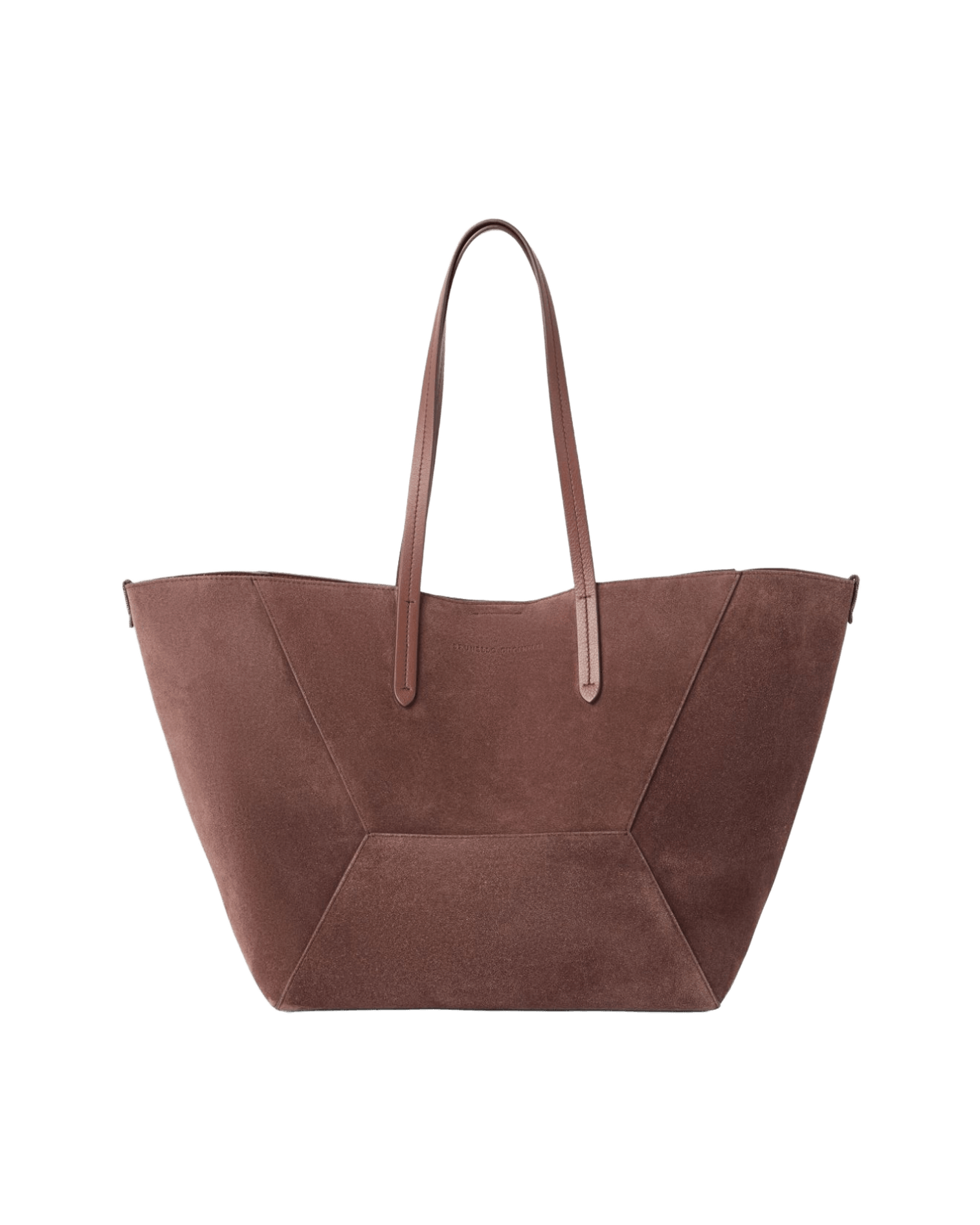 Brunello Cucinelli Suede Bc Duo Bag In With Monili Glam Steals