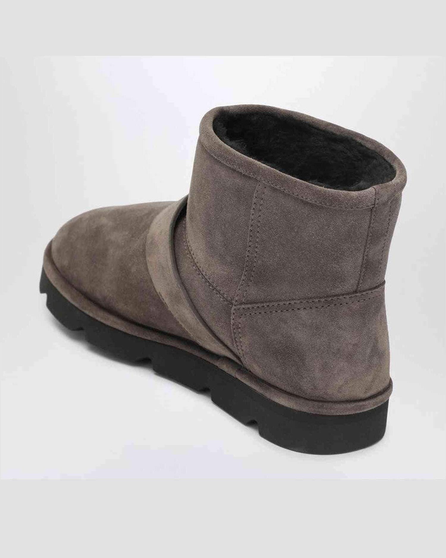 Brunello Cucinelli Suede Boot in Dove Colored Glam Steals