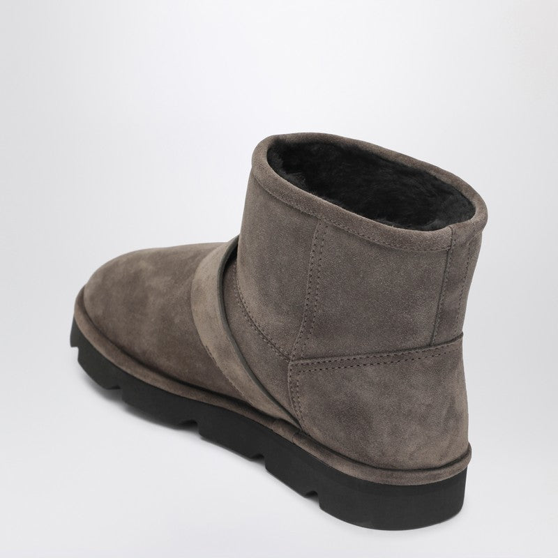 Brunello Cucinelli Suede Boot in Dove Colored Glam Steals