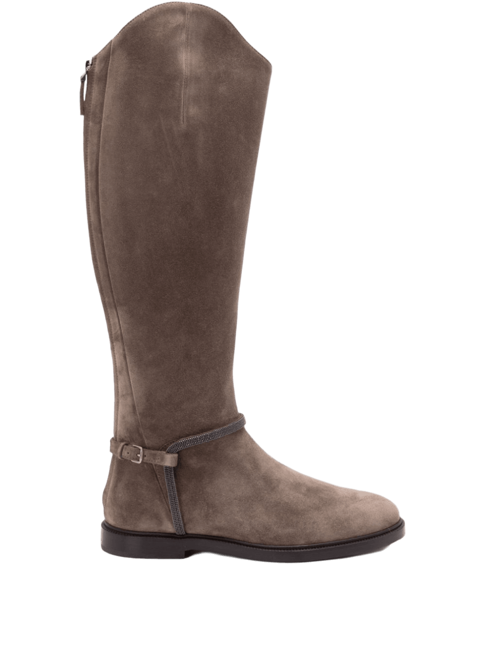 Brunello Cucinelli Suede Buckled Boots Glam Steals