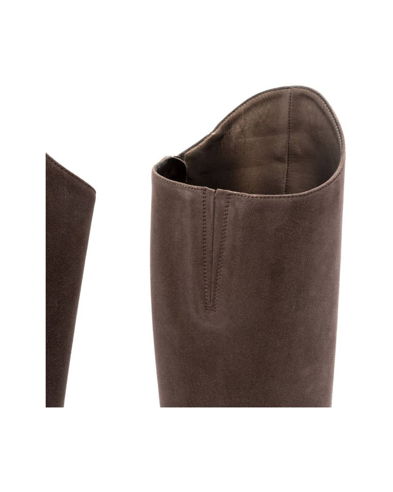 Brunello Cucinelli Suede Buckled Boots Glam Steals