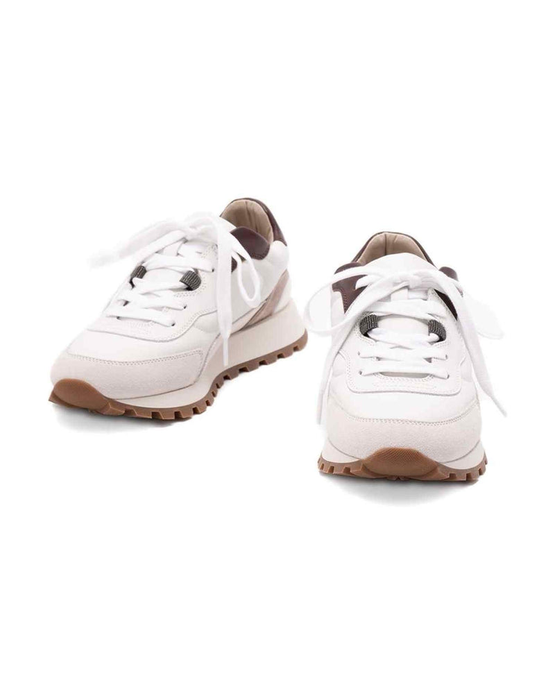 Brunello Cucinelli Suede Calfskin Runners Glam Steals