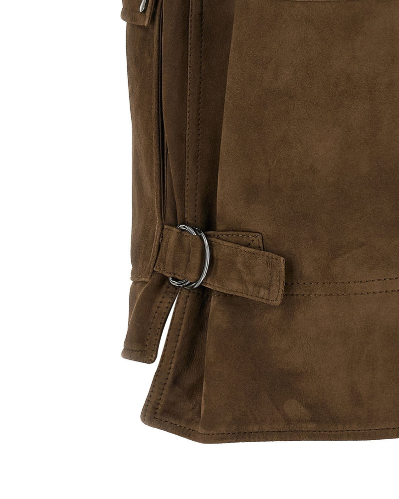 Brunello Cucinelli Suede Couture Vest Glam Steals