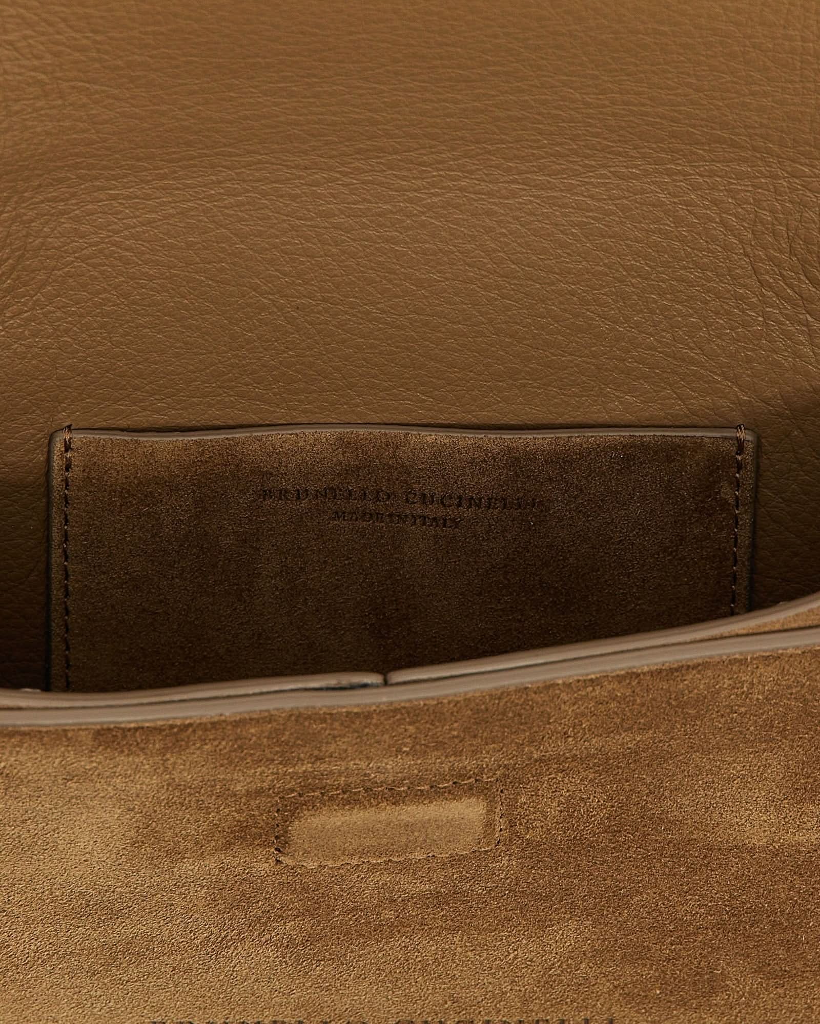 Brunello Cucinelli Suede Monile Clutch Bag Glam Steals