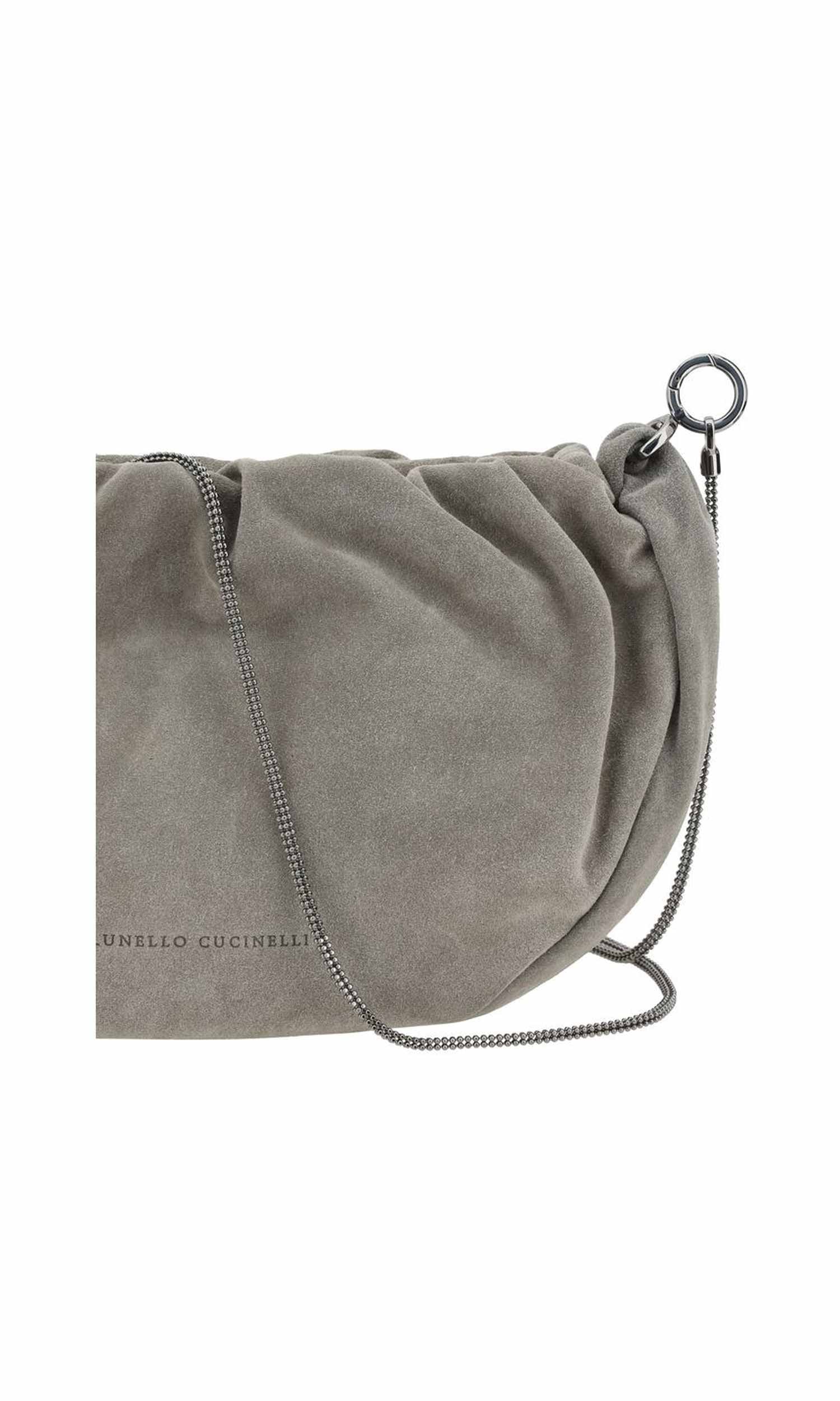 Brunello Cucinelli Suede Shoulder Bag Glam Steals
