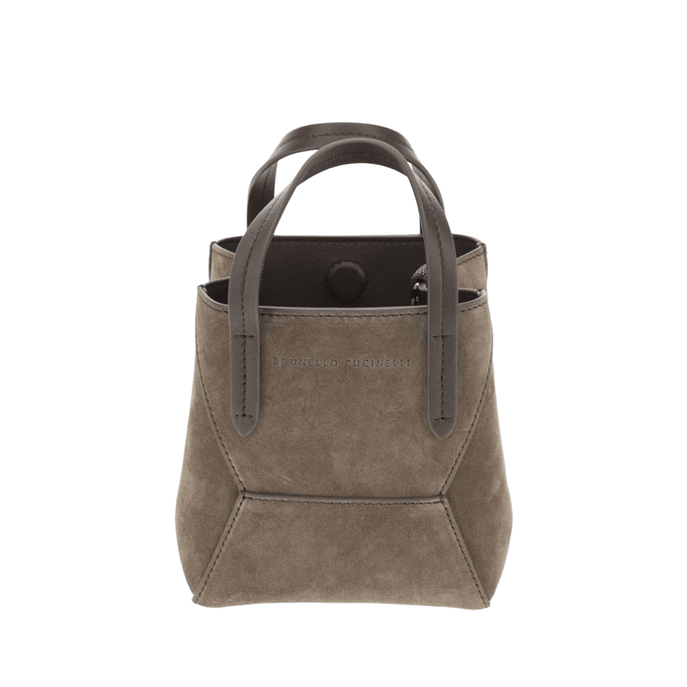 Brunello Cucinelli Suede Shoulder Bag Glam Steals