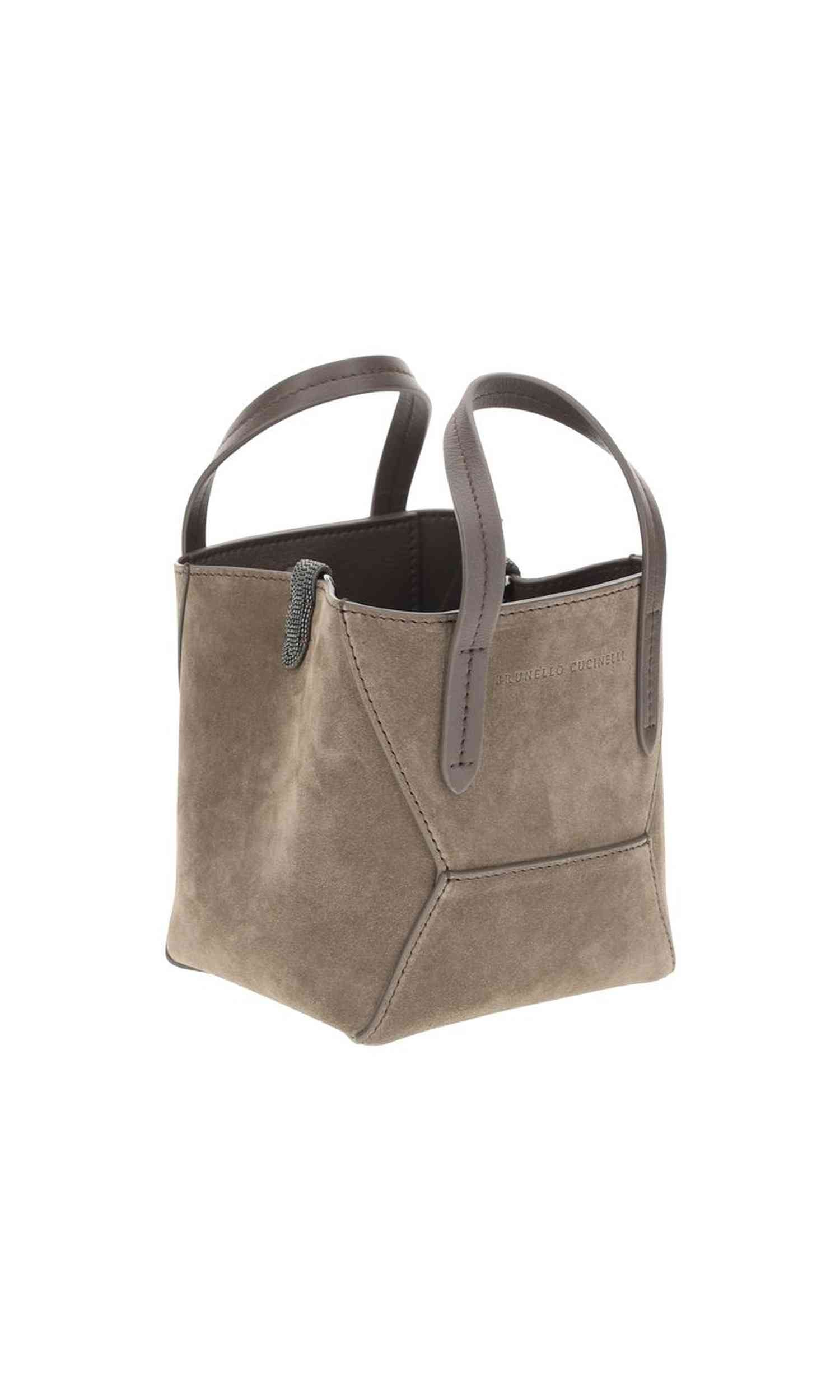 Brunello Cucinelli Suede Shoulder Bag Glam Steals