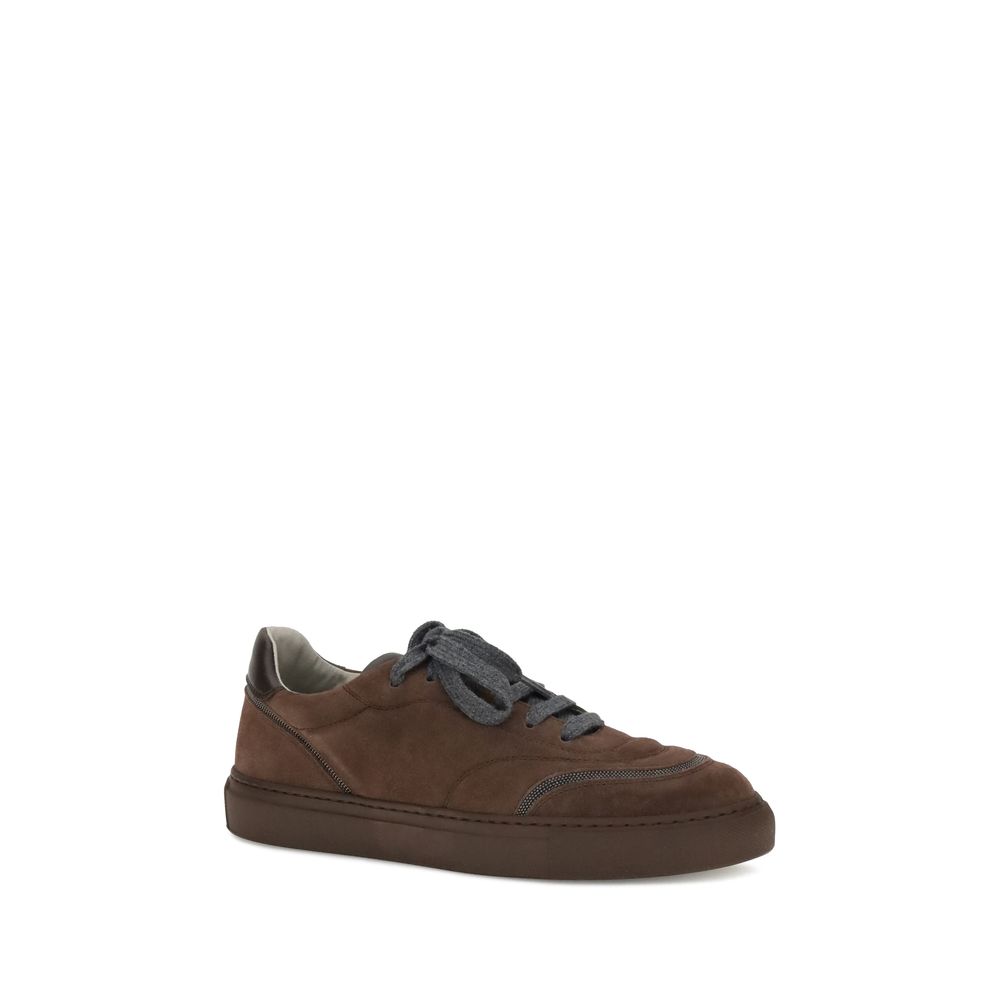 Brunello Cucinelli Suede Sneakers Glam Steals