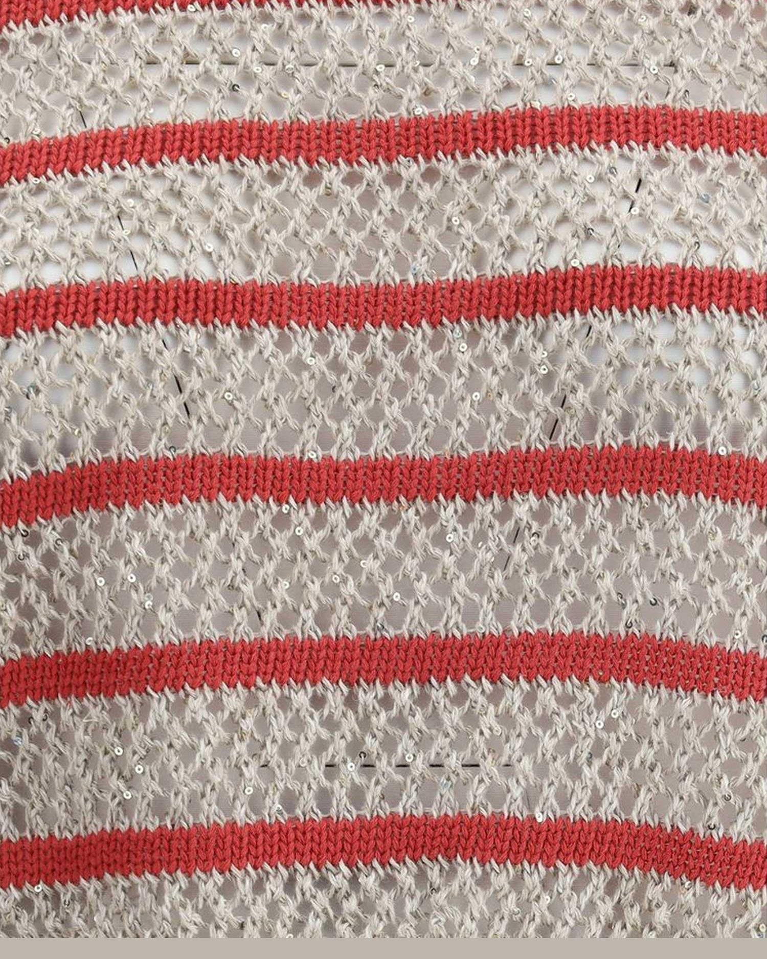 Brunello Cucinelli Sweater In Perforated Knit Glam Steals