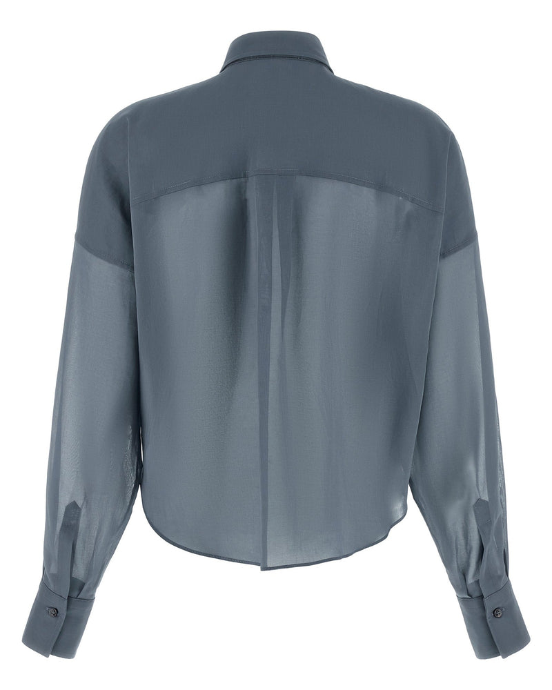 Brunello Cucinelli Taffeta Shirt Glam Steals