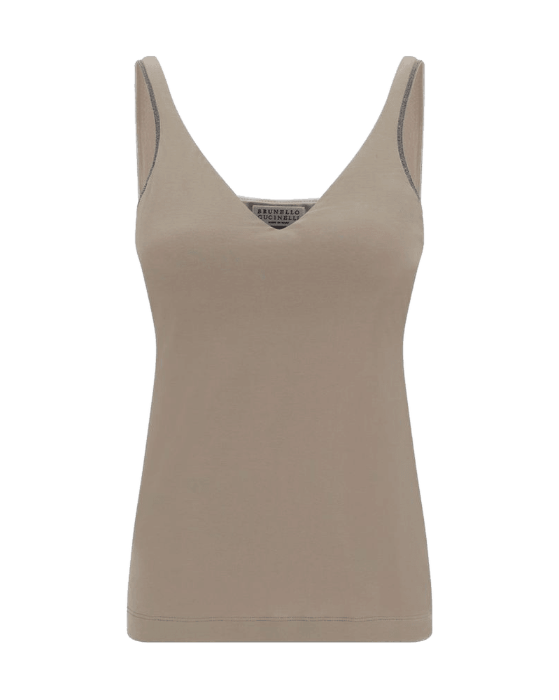 Brunello Cucinelli Top with Embellishments Glam Steals