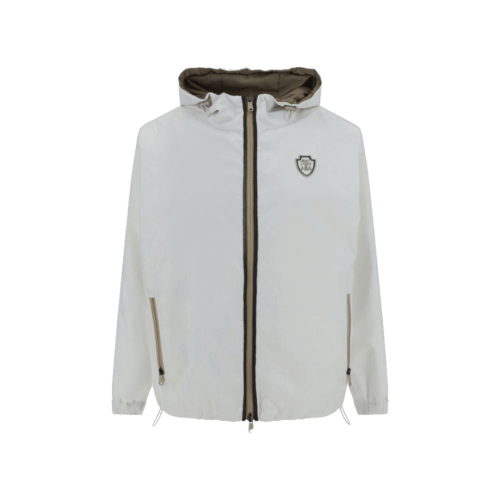 Brunello Cucinelli Waterproof Jacket with Hood Glam Steals