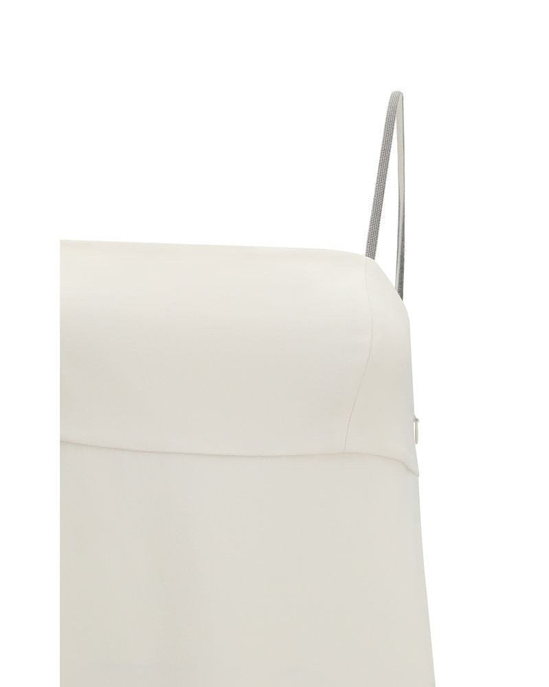 Brunello Cucinelli White Acetate Casual Dress Glam Steals