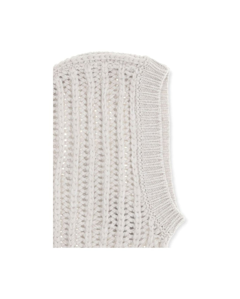 Brunello Cucinelli White Cashmere Hat Glam Steals