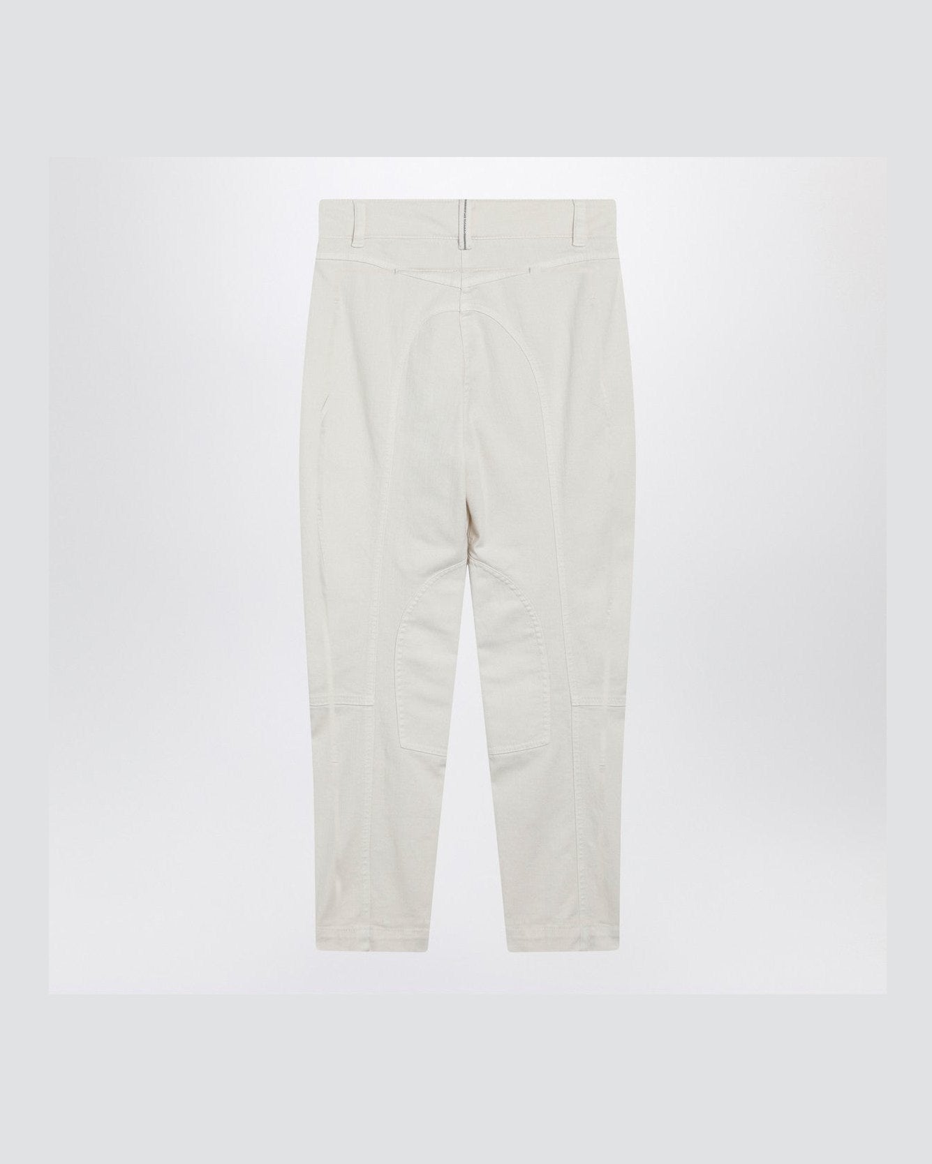 Brunello Cucinelli White Chalk Equestrian Trouser Glam Steals