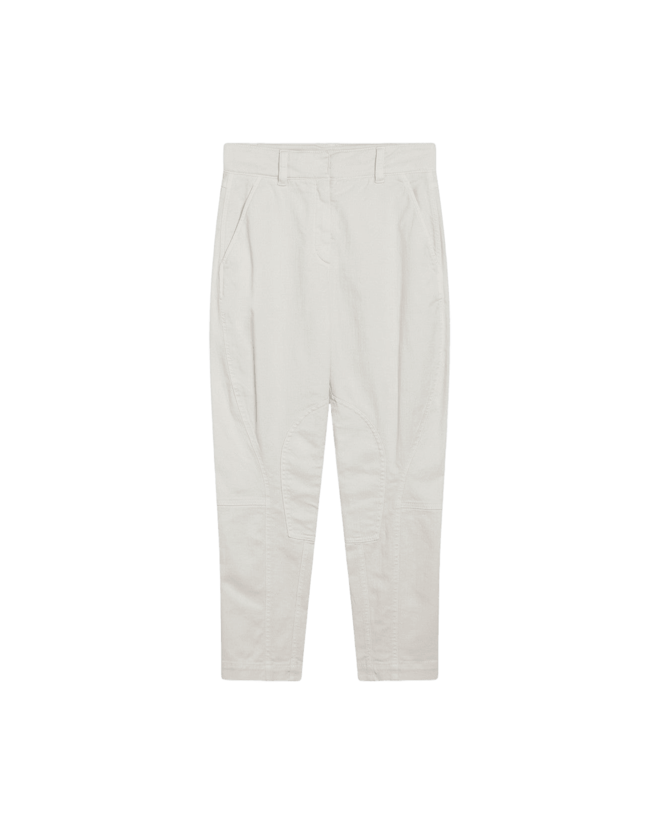 Brunello Cucinelli White Chalk Equestrian Trouser Glam Steals