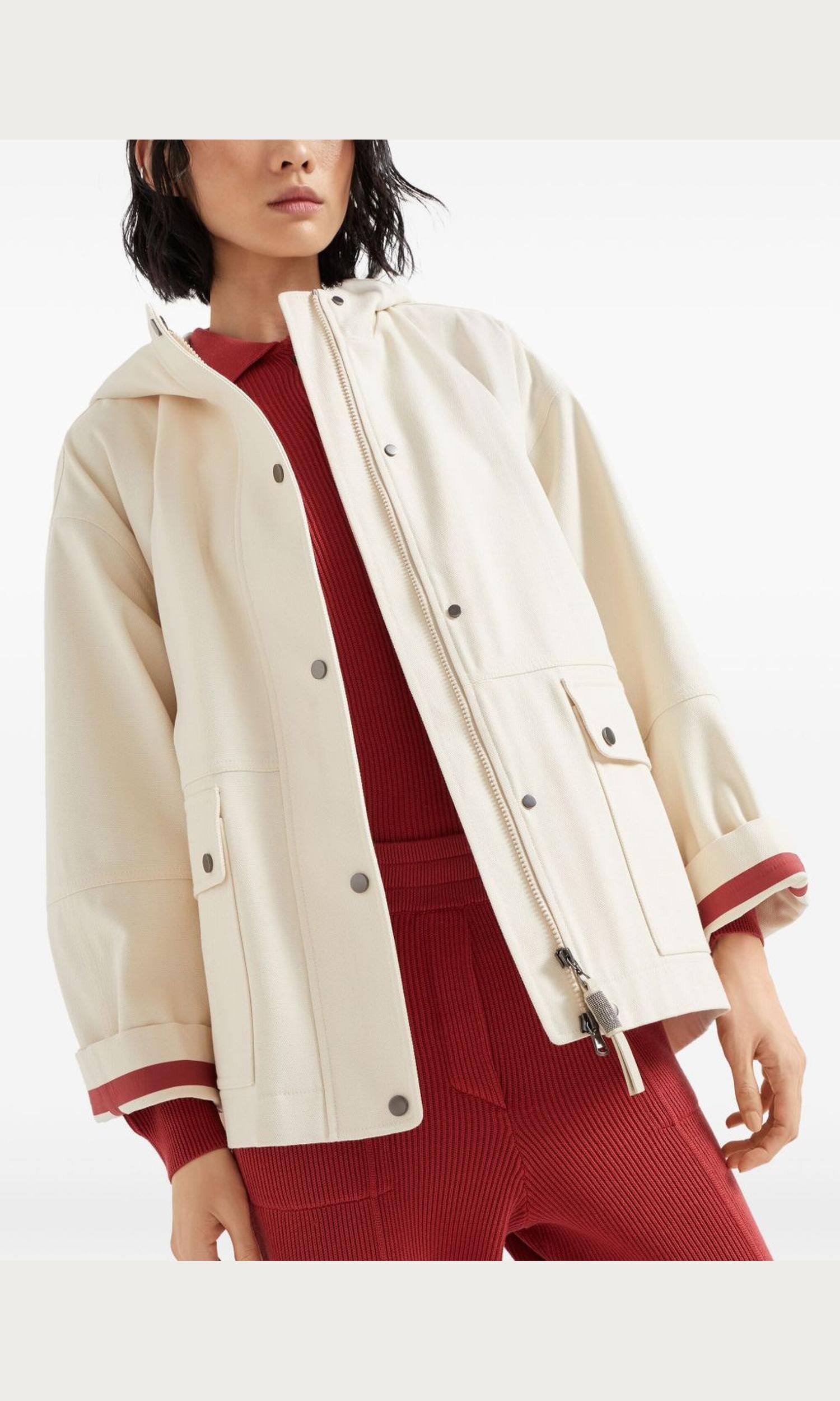 Brunello Cucinelli White Coat Glam Steals