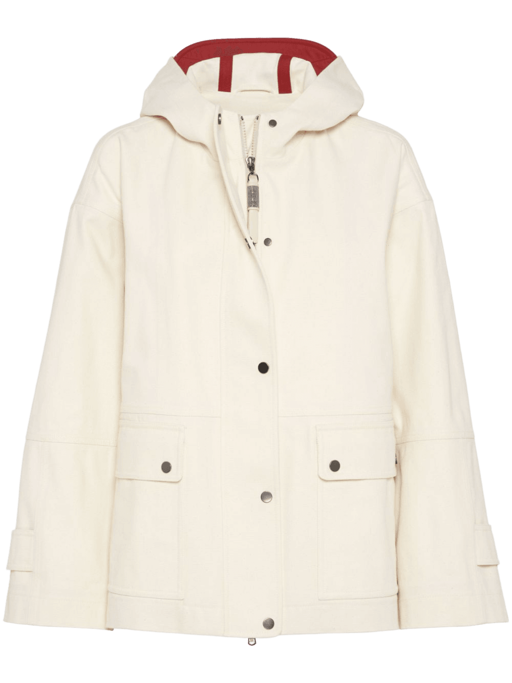 Brunello Cucinelli White Coat Glam Steals