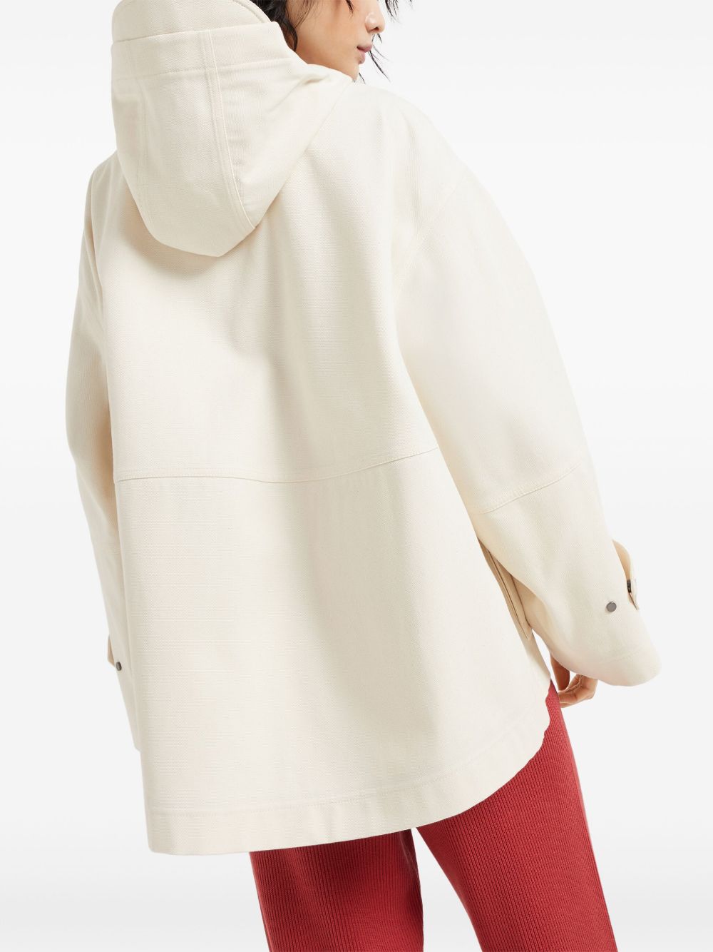 Brunello Cucinelli White Coat Glam Steals