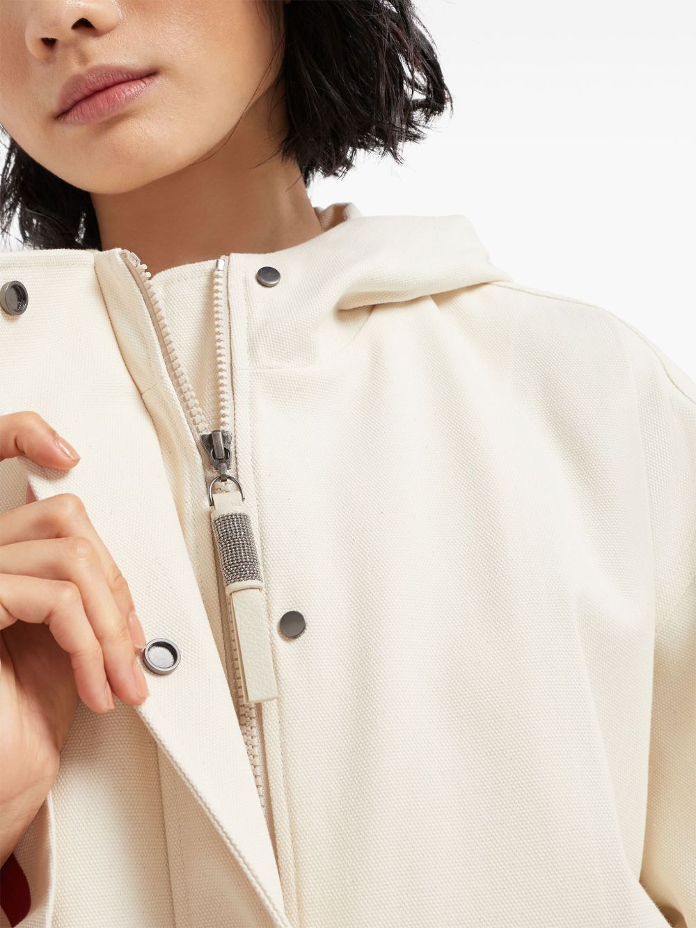 Brunello Cucinelli White Coat Glam Steals